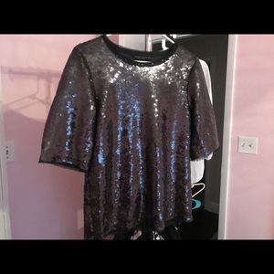 glittering T-shirt